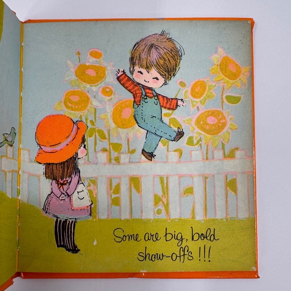 Vintage Friends Are Like Flowers Sunbeam 1968 Library Book Maria Paoletti Art - Picture 9 of 16